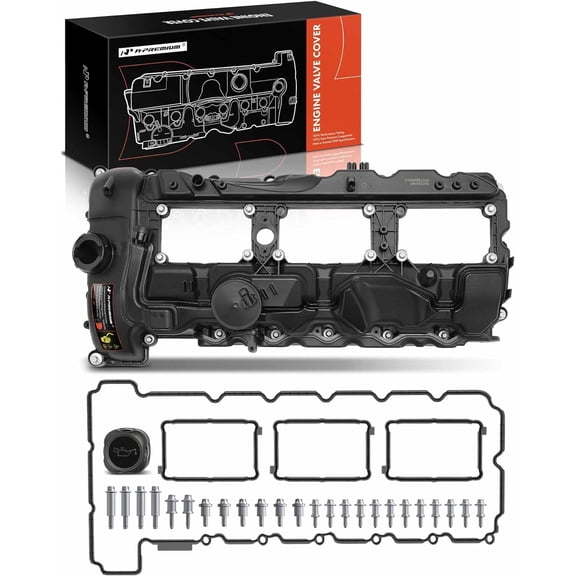 A-Premium Engine Valve Cover with Gasket Compatible with BMW X1/3/4/5/6 2011-2019 335i 535i 2011-2015 740i 740Li 2013-2015 3.0L 11127570292
