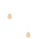 thumbnail image 4 of Moyic Bamboo Wicker Lamp Shade Hanging Light Room Bar Room Living Dining for Tipo 1 2piezas, 4 of 4