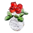 thumbnail image 1 of Adorno de arte para decoración de rosas, artesanía, cumpleaños, hogar, exhibición, decoración de automóviles, artesanía de cristal, mamá, papá,, 1 of 9