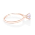 thumbnail image 3 of 1 1/2 ct. t.w 7.5MM Round Cut Lab Created Moissanite Diamond Solitaire Engagement Ring For Women In 10K Solid Rose Gold (G-H Color, VVS1 Clarity, 1.50 Cttw)-6, 3 of 7
