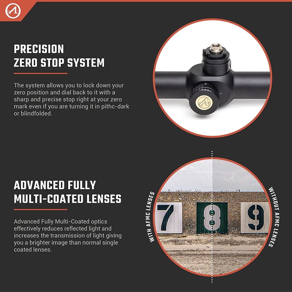 Athlon Optics Argos BTR GEN2 6-24X50 First Focal Plane Riflescopes APLR2 FFP IR MOA