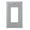 Gray, variant on Pass & Seymour Legrand TP26-W 1-Gang Decorator GFCI Rocker Switch Wallplate, Midway Size, Unbreakable Nylon, White