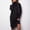 Black, variant on Sentmoon Active Dress Long Sleeve Crew Neck Womens Dresses Casual Solid Color Loose Knitted Stretchy Oversized Prom Dresses for Teens Streetwear for Indoor Music Festival S