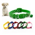 thumbnail image 5 of SHOWERORO Adjustable Yellow Polka Dot Dog Bell Collar with Durable Buckle for Pets, 5 of 5