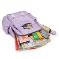 thumbnail image 4 of Women Nylon Star Print Backpack Large Capacity Students Bookbags Multiple Pockets Travel Daypack Bag for Teens Girls College Commute, 4 of 9
