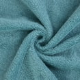 thumbnail image 5 of PiccoCasa Piccocasa 2PCS 100% Cotton Embroidered Hand Towels Absorbent 16"x30" Teal Blue, 5 of 7