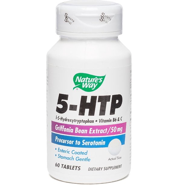 Nature's Way 5HTP 50mg Tablets 60 ea (Pack of 3)