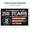 thumbnail image 2 of 250th Anniversary Beach Towels 250 Anniversary US Bath Towel Stylish Printed Pool Towels 71x31in, 2 of 7