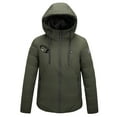 thumbnail image 1 of Penkiiy Heated Jackets for Women Men USB Intelligent Constant Temperature Heated Windproof Plus Size Men And Women Winter 4 Heated Jacket Coat XL Army Green, 1 of 4