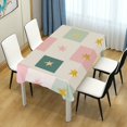 thumbnail image 4 of Yayeee Tablecloths 60" x 108" Rectangle Wrinkle Resistant Party Table Cover, Beige Abstract, 4 of 8