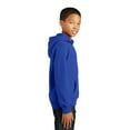 thumbnail image 3 of Port & Company Youth Fan Favorite Fleece Pullover Hooded Sweatshirt-XS (True Royal), 3 of 6