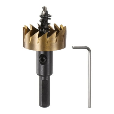 Uxcell 30mm M35 HSS (High Speed Steel) Hole Saw Drill Bit Cutter for Stainless Steel Alloy Metal