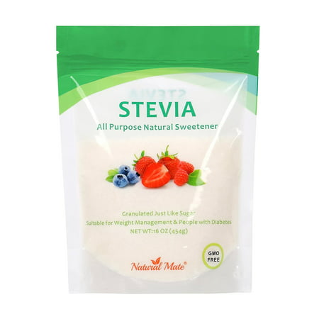 Natural Mate Stevia All Purpose Natural Sweetener, 1 Pound ( Pack 5 Total