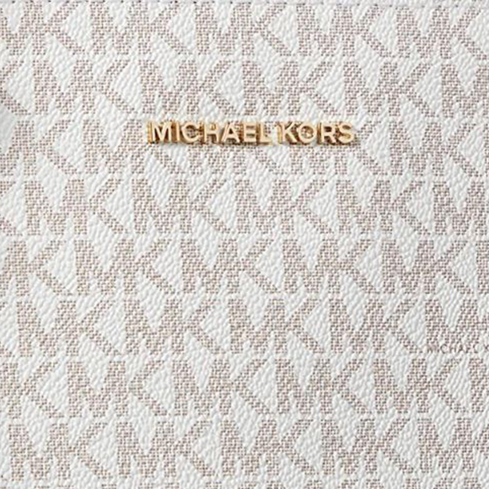 Michael Kors by Michael Kors Women's Leather Color-Blocked East/West Tote, Buttermilk Multicolor