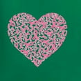 thumbnail image 5 of Wild Bobby, Pink Ribbon Heart, Breast Cancer Awareness, Women Graphic Long Sleeve Tee, Kelly, X-Large, 5 of 5