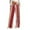 Red, variant on Women's High Waist Wide Leg Pants with Drawstring Striped Casual Loose Fit Lounge Trousers with Pockets