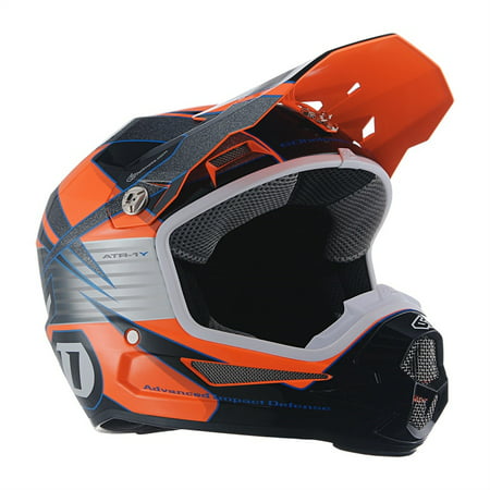 6D Helmets 2019 Youth ATR-1Y Avenger Offroad Helmet - Neon Orange - Youth (Best Cricket Helmets 2019)