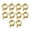 Gold, variant on WINDLAND Pack of 10 Stainless Steel Necklace Clasp with Spring Hook Secure and Convenient Connector for Customizable Necklaces