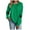 Green, variant on Women's Crewneck Sweatshirts Basic Witch Halloween Casual Long Sleeve Shirt Fall Pullover Top