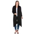 thumbnail image 2 of Plus Size Extra Long Open Front Cardigan, 2 of 3