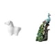 thumbnail image 1 of Figura de pavo real de porcelana, escultura de animal , adorno decorativo de mesa para sala de estar, dormitorio, oficina, armario, estantería,, 1 of 7