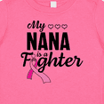 thumbnail image 4 of Inktastic Breast Cancer Awareness My Nana is a Fighter Boys or Girls Baby T-Shirt, 4 of 5