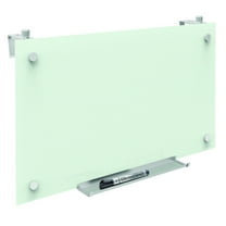 Quartet Infinity Glass Cubicle Board, 30" x 18", Magnetic Dry-Erase, White
