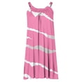thumbnail image 3 of Nuoqisi Women's Summer Print Pocket Beach Sleeveless V-Neck Dress - Breezy Tank Silhouette with Functional Storage for Seaside Outings and Vacation Wear, 3 of 5