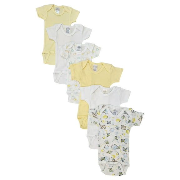 Unisex Baby 6 Pc Bodysuits