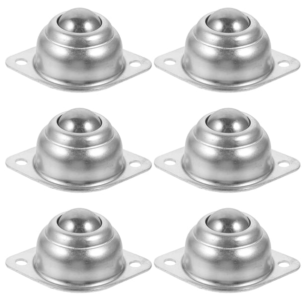 Rodamiento de bolas para muebles, rodamiento de transferencia giratorio, rueda para electrodomésticos pequeños, 6 uds.