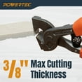 thumbnail image 4 of POWERTEC 8 inch Tile Nippers with Ergonomic Grip, for Trimming Tile and Mosaics to Desired Shape on Glass, Ceramic and Porcelain Tile up to 3/8" Thick (71900N), 4 of 6