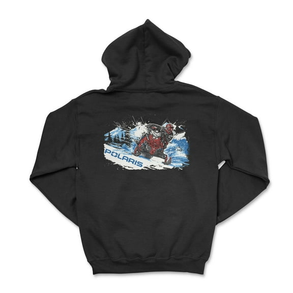 Polaris Zip Up Snowmobile Sled Hoodie