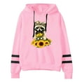 thumbnail image 1 of Femmes Automne Manches Longues Sweat à Capuche Lettres Pull Tops Blouse, 1 of 3