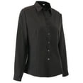 thumbnail image 6 of Women's Classic-Fit Long-Sleeve Button Shirt Work Office Top Business Blouses Regular & Plus Size,Black, 6 of 8