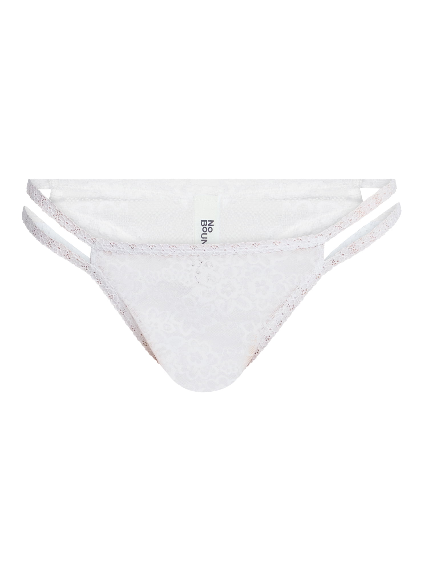 No Boundaries Strappy Lace Cheeky Panties, 3-Pack, Women's, Sizes XS-XXXL