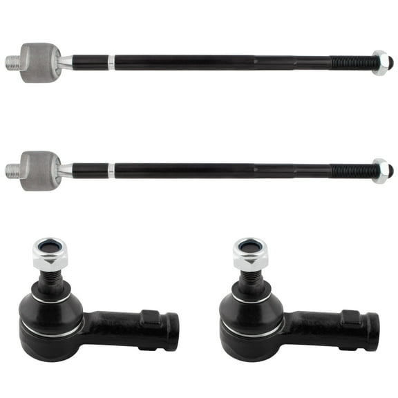 BOXI 4pcs Front Inner Outer Tie Rod Kit Fit for Mitsubishi Outlander 2007 2008 2009 2010 2011 2012 2013 2014 2015 2016 2017 / for Mitsubishi Lancer 2009-2017 | EV800638 ES800471