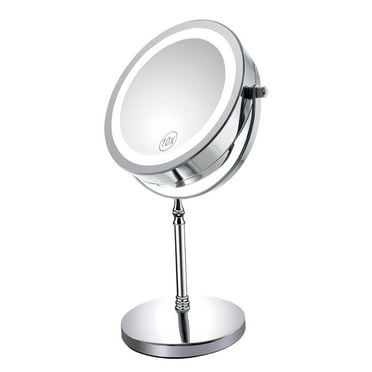 1x 10x Magnifying Lighted Makeup Mirror, Magnifying Mirrors For Makeup Uk
