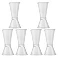 thumbnail image 3 of 3 Pcs Plastic Double-ended Measuring Cup Small Wine Glasses Martini Bartender Jigger Cocktail Tool Shot Ounce, 3 of 6