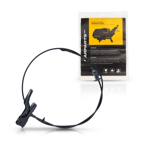 KarParts360 For Pontiac G6 2005 06 07 08 09 2010 Hood Release Cable | Black | Plastic/Metal | With Handle | Replacement For 25878724