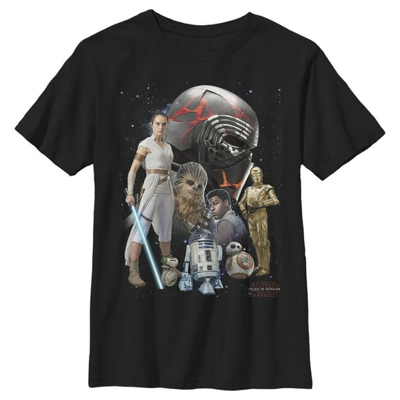 Boy's Star Wars: The Rise of Skywalker Sith Villain Trooper Graphic Tee Black Large