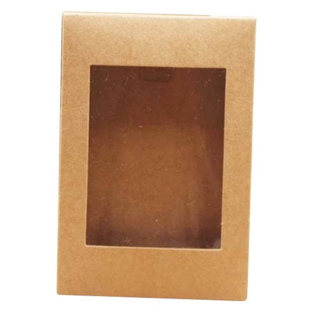 Caja de regalo de 30 Uds Advancent paquete de cumpleaños de caramelo Marrón Vintage 12*12*6 CM