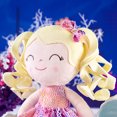 thumbnail image 5 of Gloveleya Toddler Stuffed Dolls Girl GIfts Plush Baby Doll Figure Toys Glitter Rainbow Color 9 Inches, 5 of 10