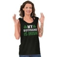 thumbnail image 3 of St Patricks Day Irish Boyfriend Tank Top Tee Shirt Women Brisco Brands S, 3 of 5