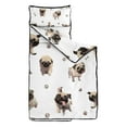 thumbnail image 2 of Pug and Footprint Toddler Nap Mats for Kids Preschool,Sleeping Mat Bag or Kids,Toddler Sleeping Bag,Toddler Nap Mat or Daycare, 2 of 6