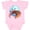 AD-Pink, variant on Fun Fiddler Crab with Violin and Mustache Boys or Girls Baby Bodysuit