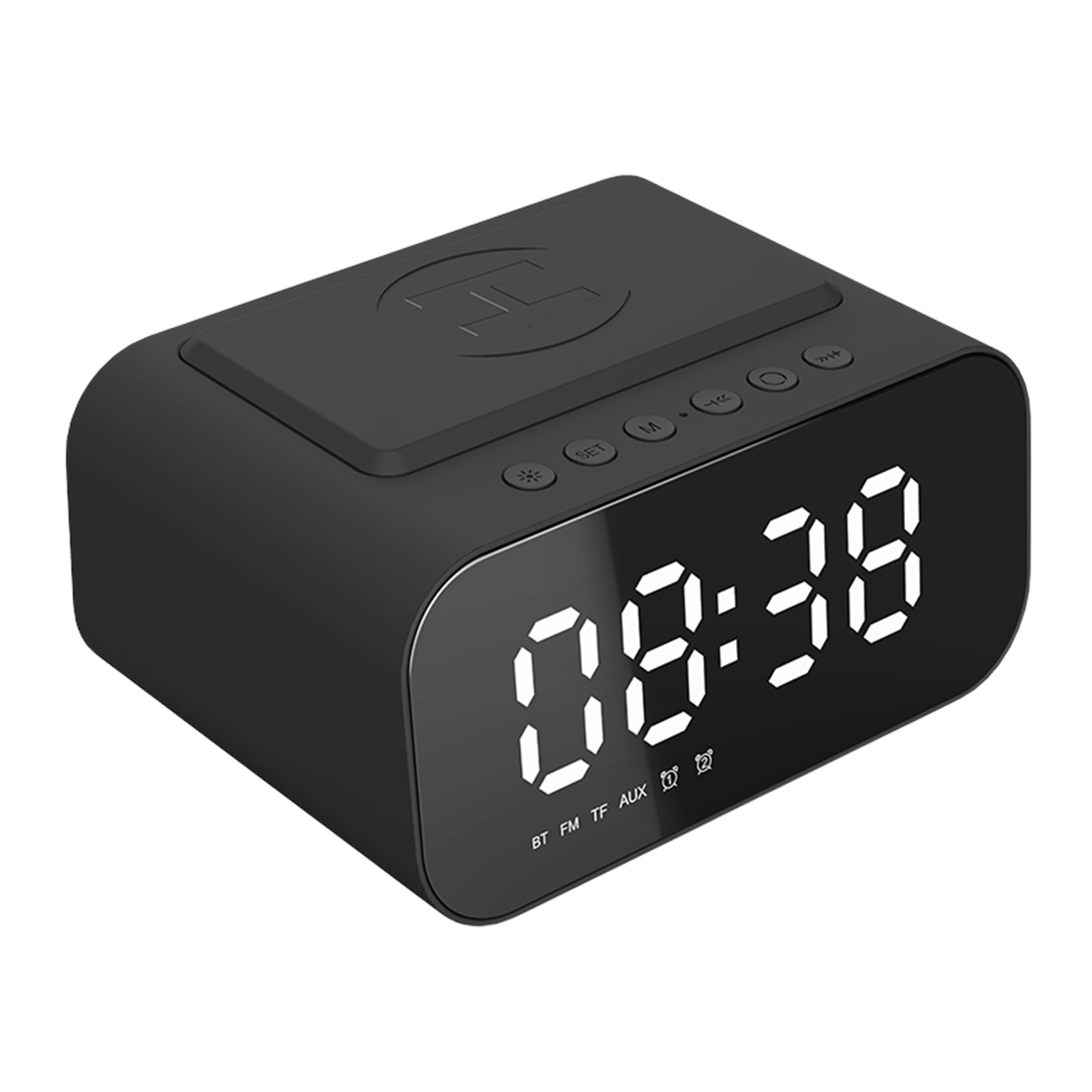 IMSHIE Wireless Speaker Clock USB Chargeable Clock with Speaker Function