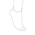 thumbnail image 2 of Bling Jewelry Womens Christian Beads Bells Charm Cross Anklet Ankle Bracelet 18K Gold Plated 10 Inch, 2 of 4