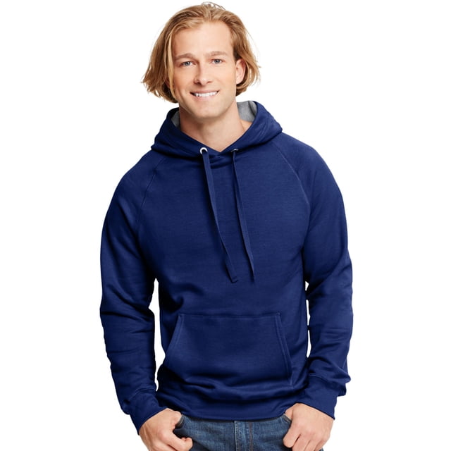Hanes Sweat à Capuche Léger Premium pour Hommes, 3X, Marine