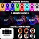 thumbnail image 5 of Luces LED inalámbricas para auto Hemei9319, 8 colores, control remoto, 5 of 8