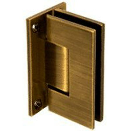 CRL Vienna 037 Series Antique Brass Wall Mount Shower Door Hinge CRL Vienna 037 Series Antique Brass Wall Mount Shower Door Hinge, Accommodates 3/8 - CRL Vienna 037 Series Antique Brass Wall Mount Shower Door Hinge